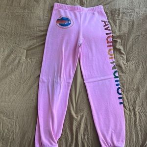 Kids Aviator nation neon pink